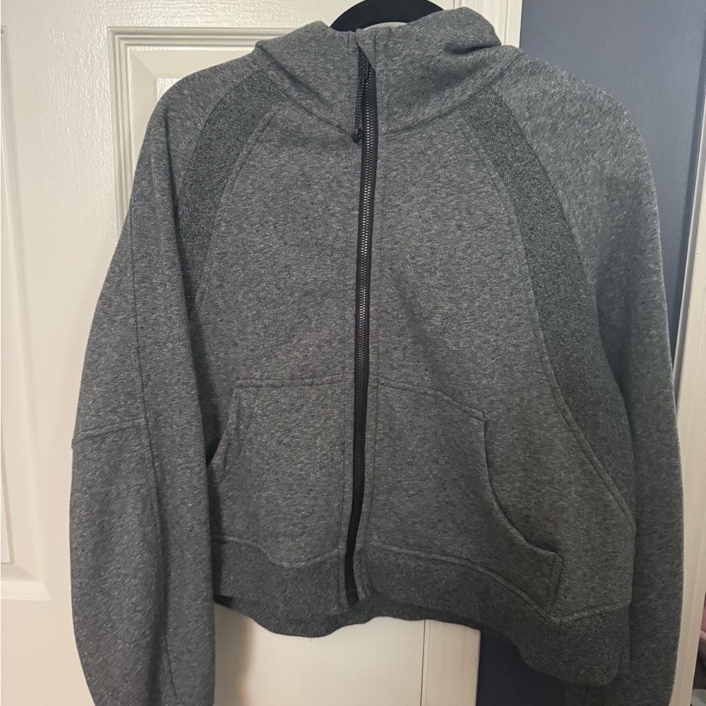 lululemon athletica Charcoal Zip-Up Hoodie